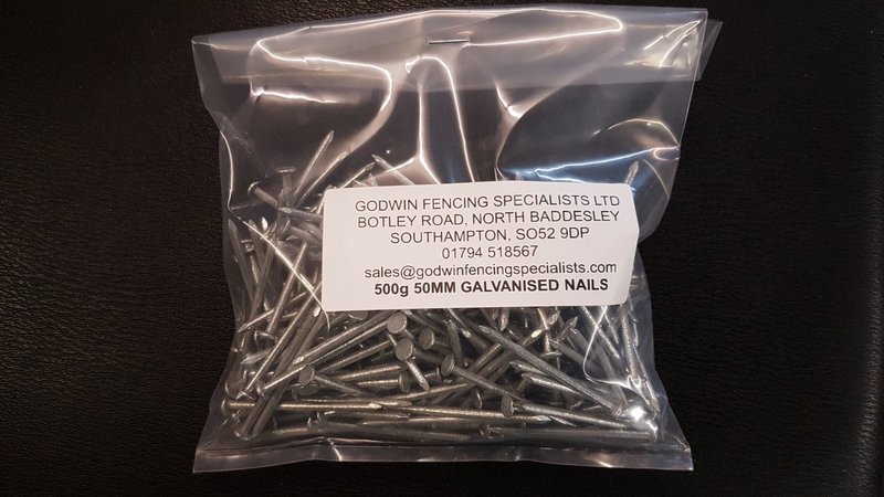 500g 50mm Galvanised Nails