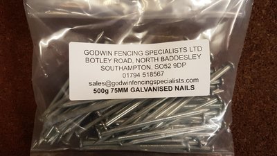 500g 75mm Galvanised Nails
