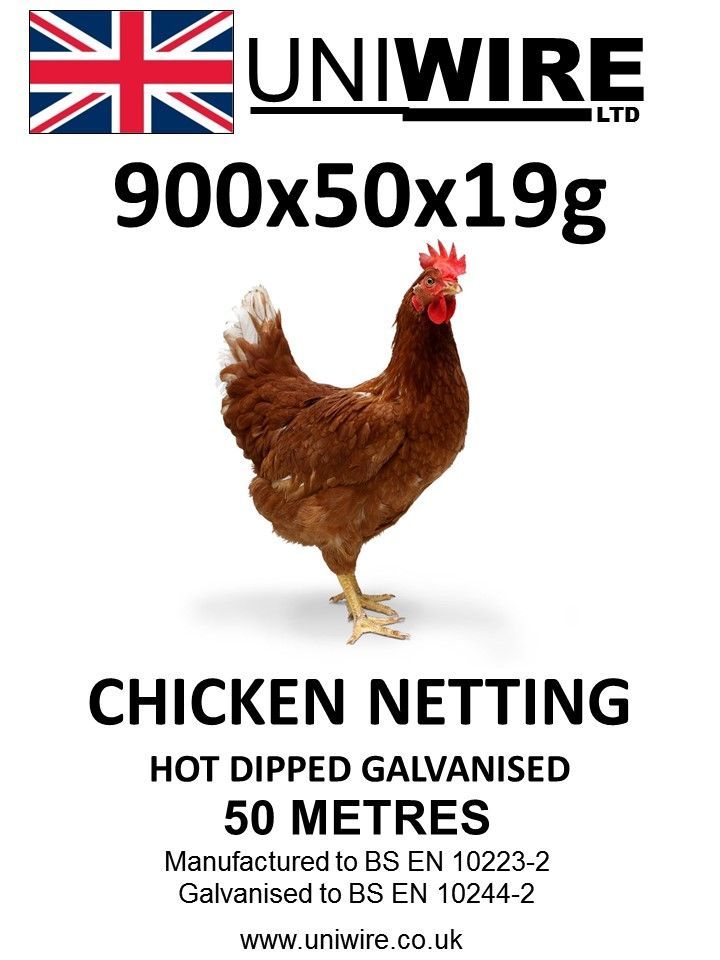 900x50x19g CHICKEN NETTING 900x50x19g CHICKEN NETTING