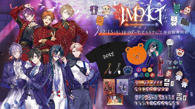 [OFFICIAL] Nijisanji Goods – VOLTACTION x 3SKM Fusion Live “IMPACT”