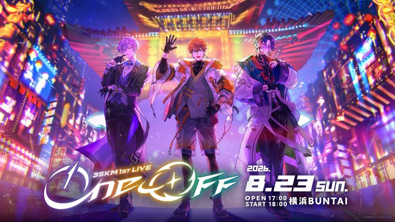 [OFFICIAL] Official Nijisanji - 3SKM 1st Live ONE-OFF Goods