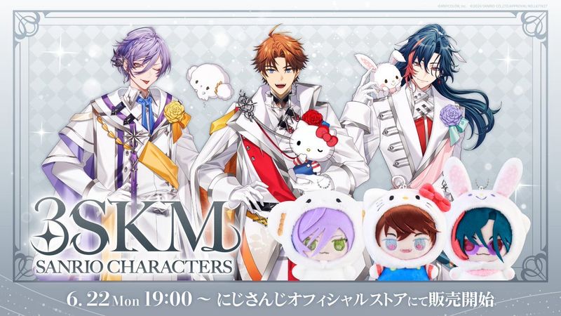 [OFFICIAL] Official Nijisanji Goods - 3SKM &amp; 3KUMA x Sanrio Characters