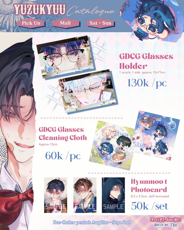 [FANMERCH] [#CF23] GSGW / GDCG, Eoshinki, ORV, HSR, Arknights, etc by @Yuzukyuu