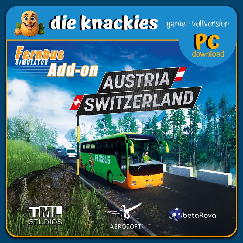 Fernbus Simulator - Österreich/Schweiz - Add-On - für PC