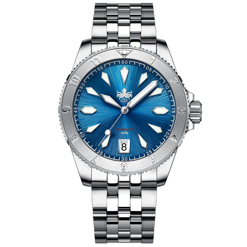 PHOIBOS Voyager 200M Diver Watch Sunray Blue