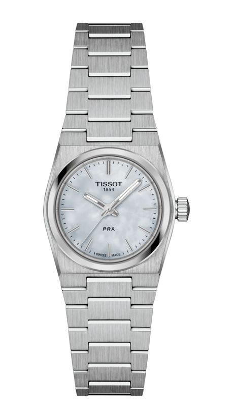 Tissot PRX 25mm Madreperla blanca