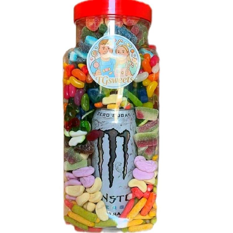 Drink & 2.4kg of Sweets all in 1 jar,
