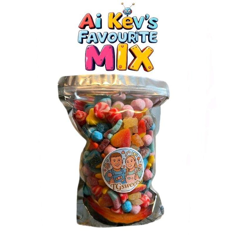 AI Kev's 1kg Sweet Mix Resealable Bag