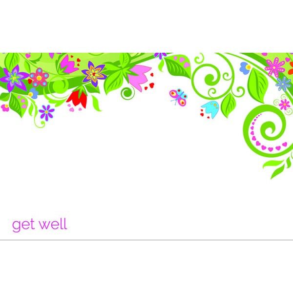 GET WELL, FLOWERS