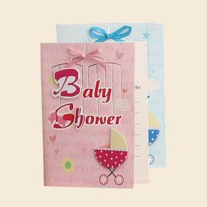 10 SPANISH INV BABY SHOWE, REG $4.99