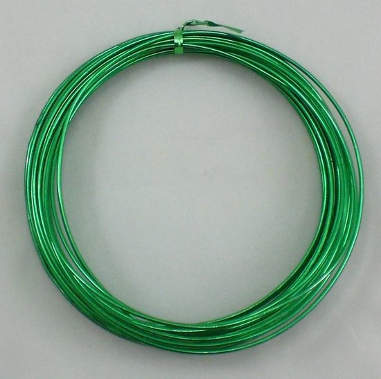 2mmx39ft aluminum wire(emerald)