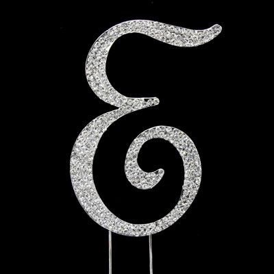 RHINESTONE MONOGRAM LETTER INITIAL-E reg $9.99