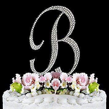 LETTER B  SILVER SPARKING RHINESTONE REG $11.99
