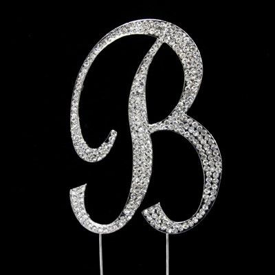 RHINESTONE MONOGRAM LETTER INITIAL-B reg $9.99