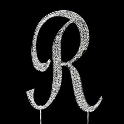 RHINESTONE MONOGRAM LETTER INITIAL-R reg $9.99