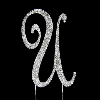 RHINESTONE MONOGRAM LETTER INITIAL-U reg $9.99