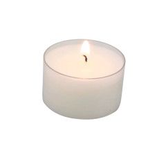 7 HOUR TEALIGHTS IN PLASTIC CUP, SOLD IN PACKS OF 100. MASTER CASE PACKS 400 UNITS