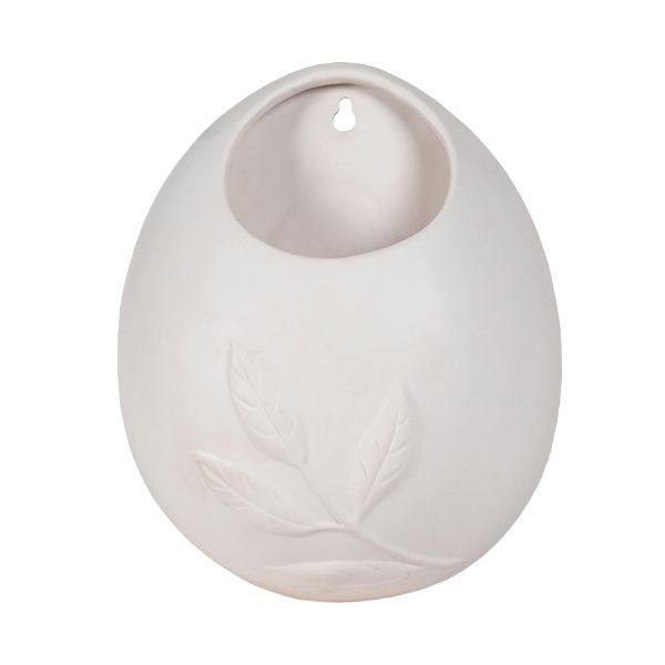 WHITE WALL DECOR PLANTER 10.25", reg $9.99