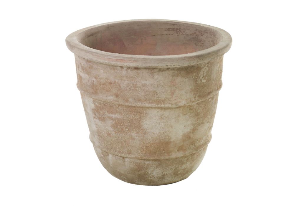 18.75”H X 21.75” NATURAL CERAMIC MONTECLAIR PLANTER
