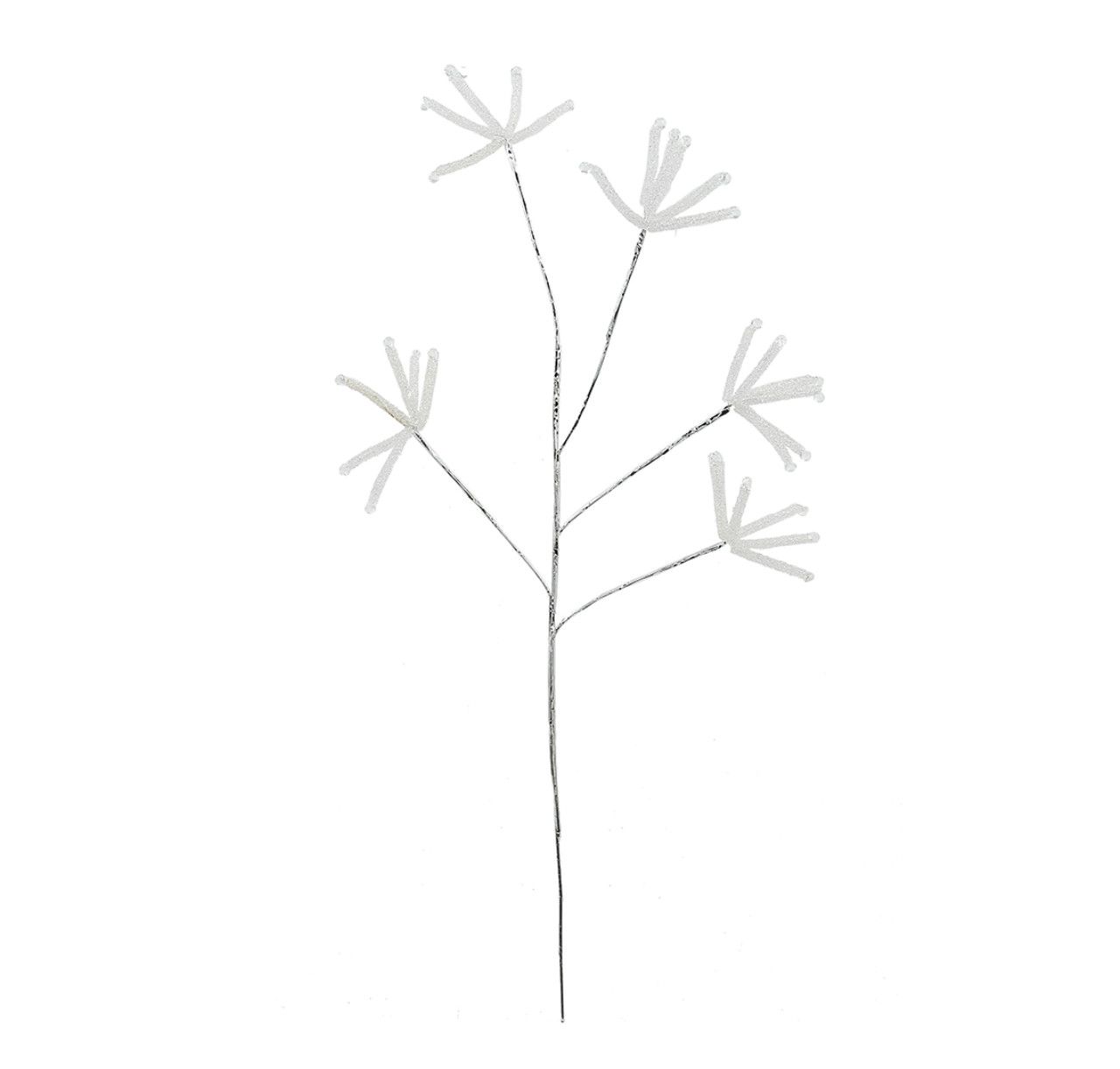 28”H X 4” WHITE CHRISTMAS ICICLES