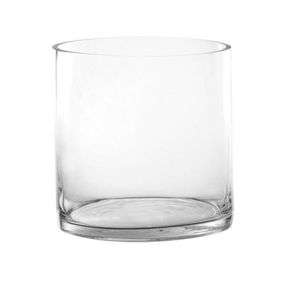 Clear 12"" Cylinder H-12"" x D-12" box can be marked U9370(4)