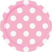 pink dot 7 """" plate reg $1.89