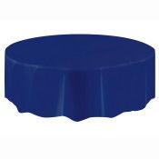 84" ROUND TABLE COVER NAVY ROUND