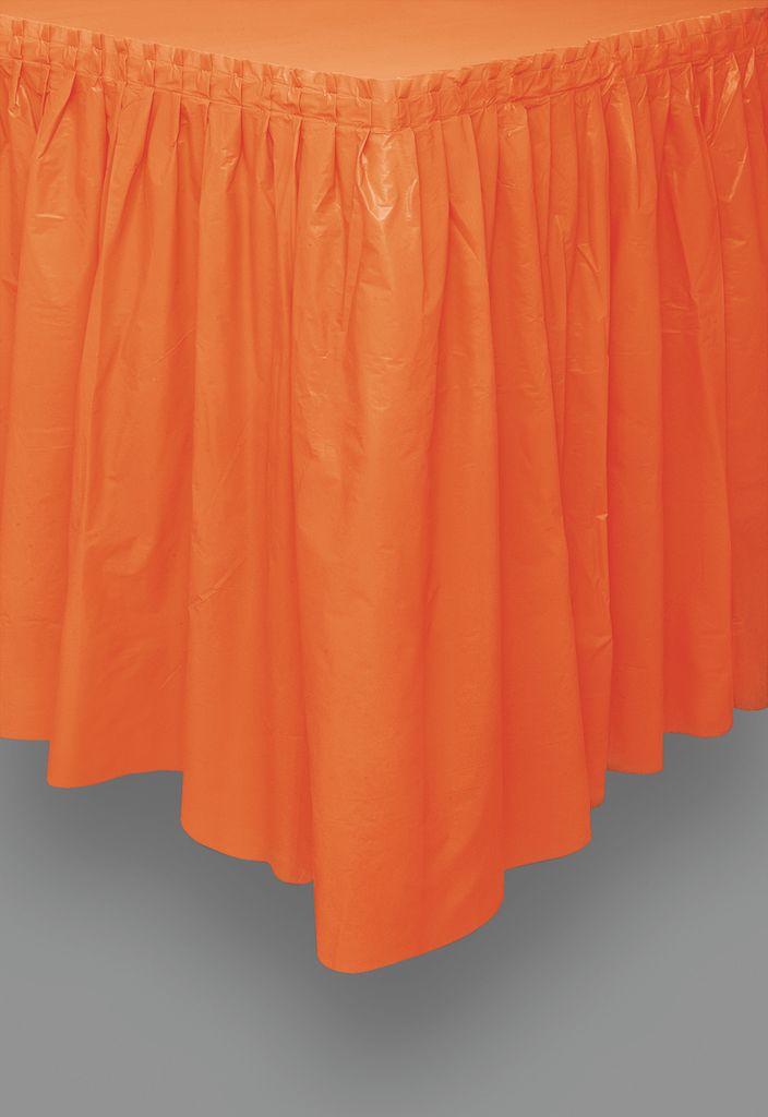 Plastic Tableskirt - Sunflower Yellow