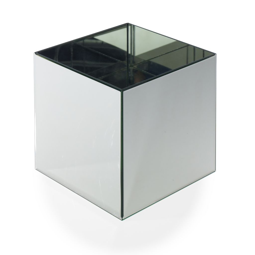 50% off was $100 now $50.  13.75” X 13.4” MIRROR COLUMN/VASE