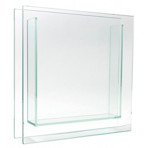 12”H X 2” X 12” SQUARE PLATE GLASS
