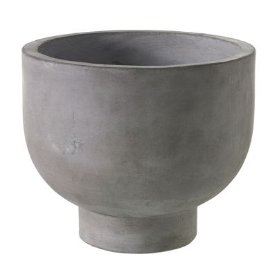 10.5"h x 12.25" NEWPORT COMPOTE CEMENT (AD)
