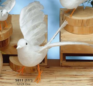 11in. FLYING DOVE