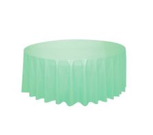 TABLE COVER  MINT ROUND TBLCVR 84"