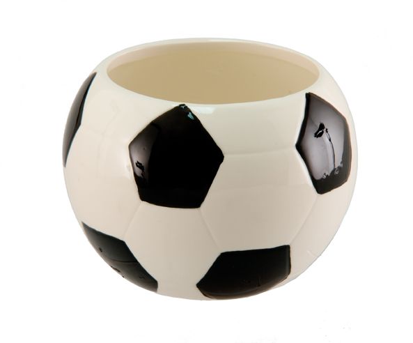 3.75" x 3.75" CERAMIC SOCCER BALL