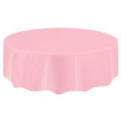 84" LOVELY PINK ROUND TABLE COVER