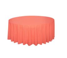 TABLE COVER  CORAL ROUND TC 84’’