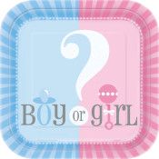 Gender Reveal 7" Plates