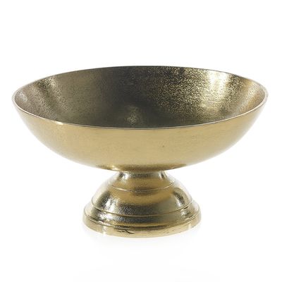 6”H X 11.5” GOLD METAL OSCAR BOWL (AD)