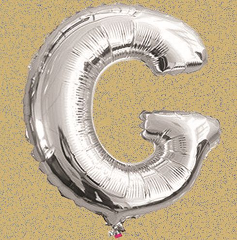 30% off was $1 now $0.70 each. 16" FOIL BALLOON “G” SILVER, 1 PC/PACK