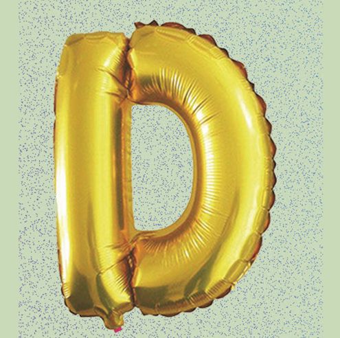 30% off was $1 now $0.70 each. 16" FOIL BALLOON “D” GOLD, 1 PC/PACK