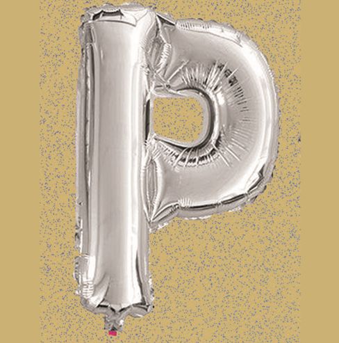 30% off was $1 now $0.70 each. 16’’ SILVER FOIL BALLOON “P”, I PC