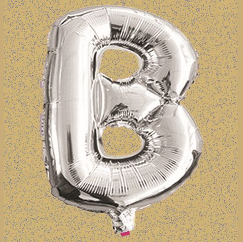 30% off was $1 now $0.70 each. 16" FOIL BALLOON “B" SILVER, 1 PC/PACK