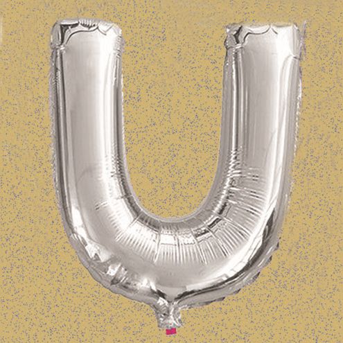 30% off was $1 now $0.70 each. 16’’ FOIL BALLOON, “U” SILVER, 1PC /PK