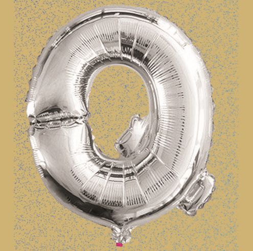 30% off was $1 now $0.70 each. 16" FOIL BALLOON “Q” SILVER, 1 PC/PACK