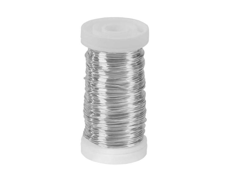 OASIS Metallic Wire - 24 gauge x 164 ft. SILVER Aluminum