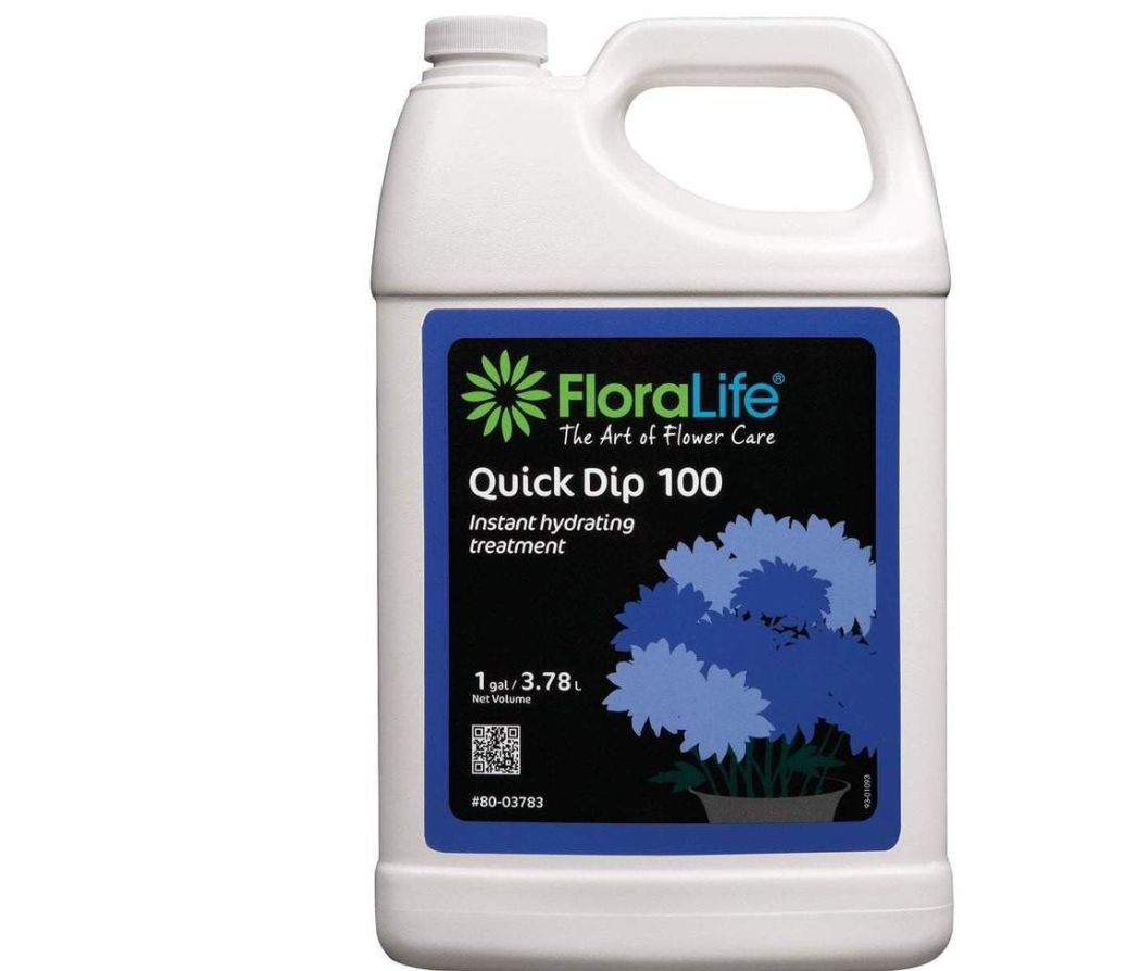 Floralife Quick Dip 100 - Instant hydrating treatment 1 gallon / 3.78 liters