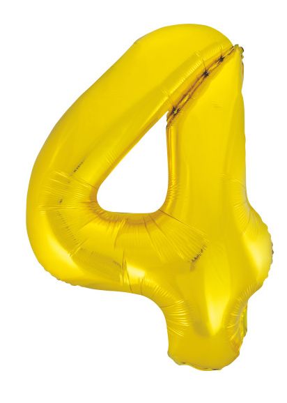 30% off was $1 now $0.70 each. GOLD 16” FOIL BALLOON “4”