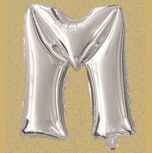 30% off was $1 now $0.70 each. 16" FOIL BALLOON “M” SILVER, 1 PC/PACK