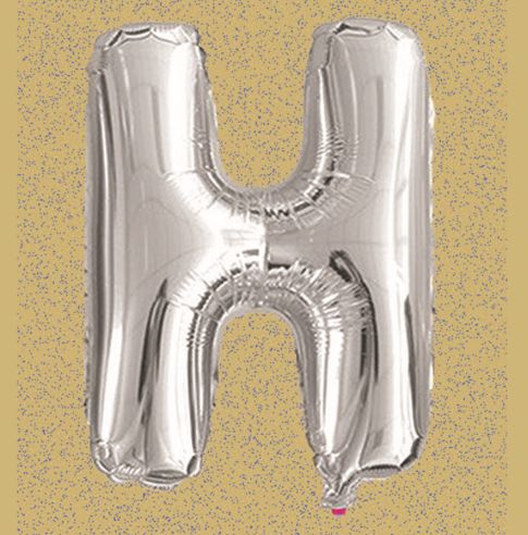 30% off was $1 now $0.70 each. 16" FOIL BALLOON “H” SILVER, 1 PC/PACK