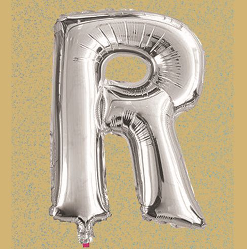 30% off was $1 now $0.70 each. 16" FOIL BALLOON “R” SILVER, 1 PC/PACK